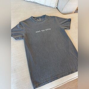 What the Helly Comfort Color t shirt